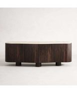 interoknack Vintage Solid Wood Buffet  Modern Luxury Sideboard with Mar... - $53,587.04 MXN