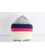 Vintage 70s Streetwear Distressed Striped Color Block Wool Blend Knit Be... - €34,11 EUR