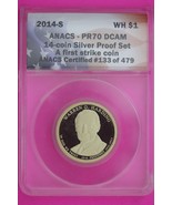 2014 S PR 70 Warren Harding Presidential Dollar ANACS Certified Slab 1249 - $41.01 CAD
