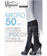 Knee Highs 50 Den Money Women&#39;s Microfiber Opaque Vignoni Micro 50 Tights - $3.39 CAD+