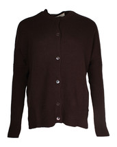 Marni Button-Down Cardigan In Wool Women Brown Size 42 - £182.87 GBP