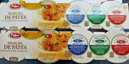 PATE FIDES Gourmet Food Portuguese Paste (8 x 22g) MIX SARDINE, TUNA, MA... - €5,20 EUR