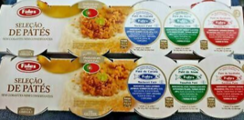 PATE FIDES Gourmet Food Portuguese Paste (8 x 22g) MIX SARDINE, TUNA, MA... - £4.64 GBP