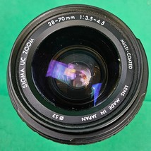 SIGMA UC ZOOM 28-70mm 1:3.5-4.5 Camera Lens 1174981 - $19.29
