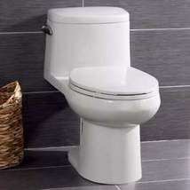 Miseno MNO120CBWH Mia High Efficiency Toilet With Elongated Chair Height Bowl - £355.04 GBP