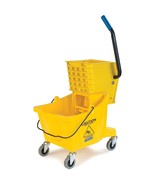 Carlisle FoodService Products Mop Bucket with Side-Press Wringer for Floor - $154.35 CAD