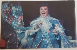 Vintage Las Vegas Hilton Showroom featuring Liberace Long Postcard, unposted - £7.95 GBP