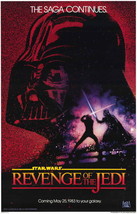 REVENGE OF THE JEDI POSTER 27X40 RETURN OF THE JEDI MOVIE BEFORE TITLE C... - $29.99