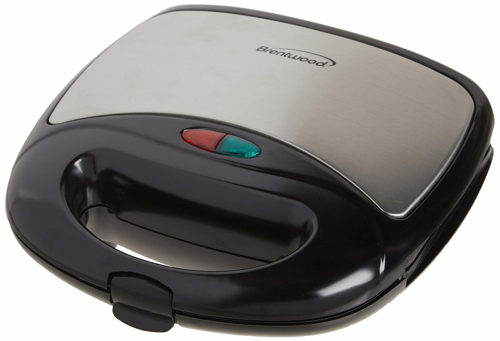 Primary image for Brentwood Compact Dual Sandwich Maker, Non-Stick, Black