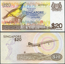 Singapore 20 Dollars. ND (1979) UNC. Banknote Cat# P.12a - £54.37 GBP