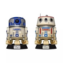 Funko POP! Star Wars Celebration 2023 R2-D2 and R5-D4 Vinyl Bobblehead S... - $54.99