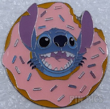 Disney Lilo and Stitch Food Treats Mystery Stitch Donut with Sprinkles pin - $15.84