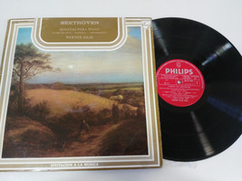 Beethoven Sonatas para Piano LP Vinyl vinyl VG/G+ Spain Ed 1976 Philips - $13.10