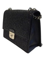 NWT Kate Spade Eden SunsetLane Glitter Crossbody handbag satchel Black W... - £78.10 GBP