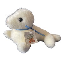 GUND Phineas the White Seal 1986 Vintage With Tag Stuffed Animal Teddy T... - £19.57 GBP