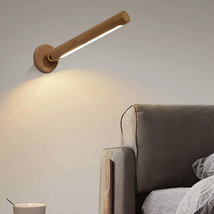Smart 360°Rotatable Wood Light - $38.96