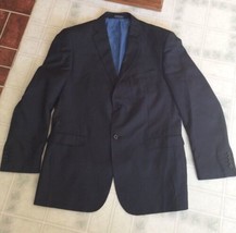 Eleganza by Giorgio Sanetti Super 140s Men’s Suit Coat 40R Navy Blue 2 B... - $36.10