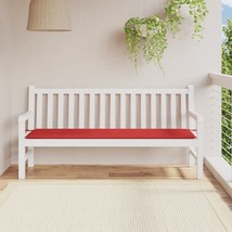 Garden Bench Cushion Red Oxford fabric (100% polyester) - $110.49