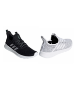 Adidas Women&#39;s Cloudfoam Pure 2.0 Running Slip-On Sneaker Shoes Black Gr... - £20.77 GBP+