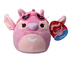 NWT Squishmallows 6.5&quot; Disney Angel Pink Sweetheart Love Valentine Heart... - £15.98 GBP