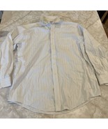 Brooks Brothers Shirt Mens 16.5/35 Blue White - $384.69 MXN