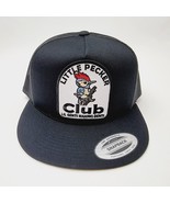 Little Pecker Club Mesh Snapback Embroidered flat bill trucker hat cap - $28.70