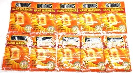 10 Pairs Hothands Hand Warmers Safe Natural Odorless Air Activated Heat  - £91.25 GBP