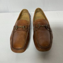 Cole Haan Men’s Horsebit Link Brown Leather Driving Mocs Loafers Size 11... - $1,023.29 MXN