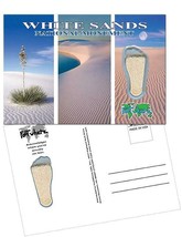 White Sands NP FootWhere® Souvenir Postcard - £3.98 GBP