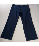 IKE By Ike Behar Straight Leg Chino Pants Men&#39;s 36x30 Blue Flat Front Solid - €10,26 EUR
