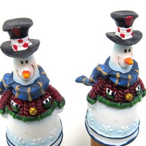 2 Snowman Christmas Wine Bottle Corks Beverage Stopper Winter US Seller C - £12.63 GBP