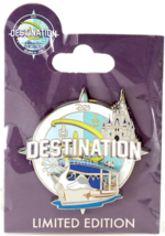 *Disney 2014 D23 Destination D Attraction Rewind Logo Swan Boat Pin NEW - £36.24 GBP