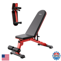 VEVOR 1200lbs Heavy Duty Adjustable Weight Bench Press for Full Body Wor... - $161.99