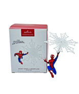 Hallmark Keepsake Spiderman Spidey Spins a Snowflake 2023 Christmas Tree... - £16.69 GBP