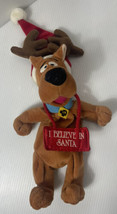 Vintage 1999 Scooby Plush Christmas 11 Inches Warner Bros Store Santa - £9.02 GBP