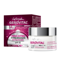 Gerovital H3 Evolution Intense Moisturizing Anti-Wrinkle Cream 45+ SPF10  50 ml - £28.04 GBP