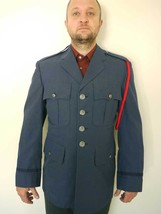 Vintage US Military Air Force Navy WOOL Serge Dress Blazer Coat 41 38&quot; C... - £35.45 GBP