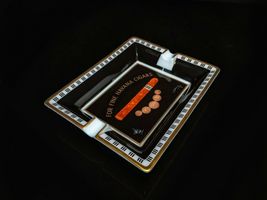 Elie Bleu Medals Black Ashtray NIB image 10