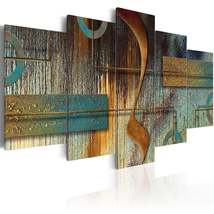 Tiptophomedecor Abstract Canvas Wall Art - Exotic Note - Stretched &amp; Framed Read - £71.31 GBP+