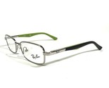 Ray-Ban RB1035 4012 Kids Eyeglasses Frames Green Silver Rectangular 45-1... - $557.92 MXN