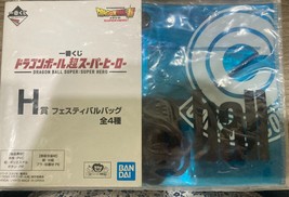 Ichiban Kuji Dragon Ball Super Hero H-Prize Blue Ribbon Utility Bag - £15.38 GBP