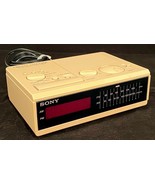 Vintage 1980s Sony Dream Machine ICF-C2W FM/AM Digital Clock Radio Alarm... - $21.49