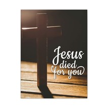  Jesus Died For You Galatians 1:4 Bible Verse Canvas Christian W - £67.24 GBP+
