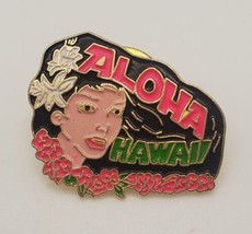 Hawaii Aloha Fun Colorful Travel Lapel Hat Pin Tie Tack Souvenir Beautif... - £15.41 GBP