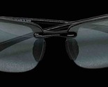 MAUI JIM Polarized Sunglasses HO&#39;OKIPA MJ 407-02 Black Frame w/Neutral G... - $88.62