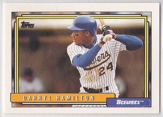 M) 1992 Topps Baseball Trading Card - Darryl Hamilton #278 - $1.97