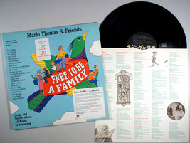 Marlo Thomas - Free to Be a Family (1988) Vinyl LP • PROMO • Soundtrack, Muppets - $25.61