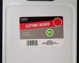 Kitchen Plastic Cutting Boards White 8.5"x11" w Soft Grip Handle Notch B... - $3.46