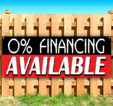 0% FINANCING AVAILABLE SCRATCH &amp; DENT Advertising Vinyl Banner Flag Sign... - $8.11