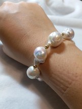 Handmade Edison pearl bracelet (14~15mm) - $118.00